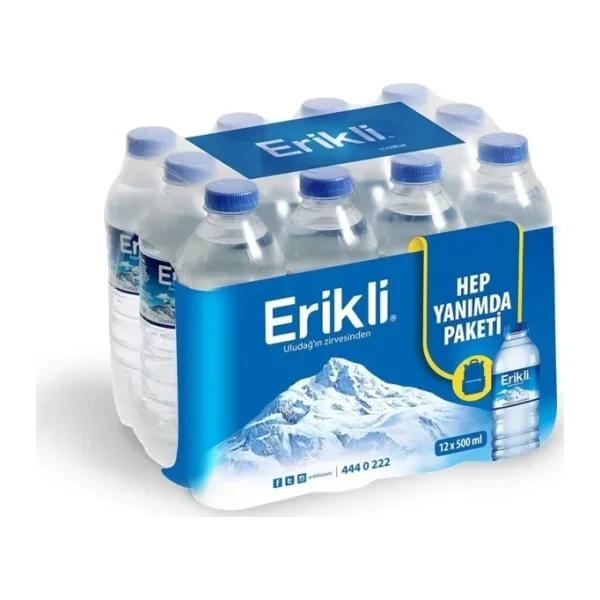 Erikli Su 500 Ml. 12'li Paket Su