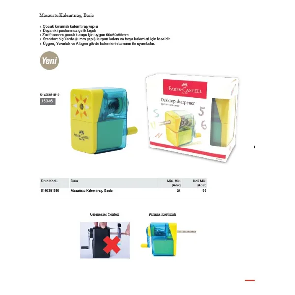 Faber-Castell Basic Masaüstü Kalemtıraş