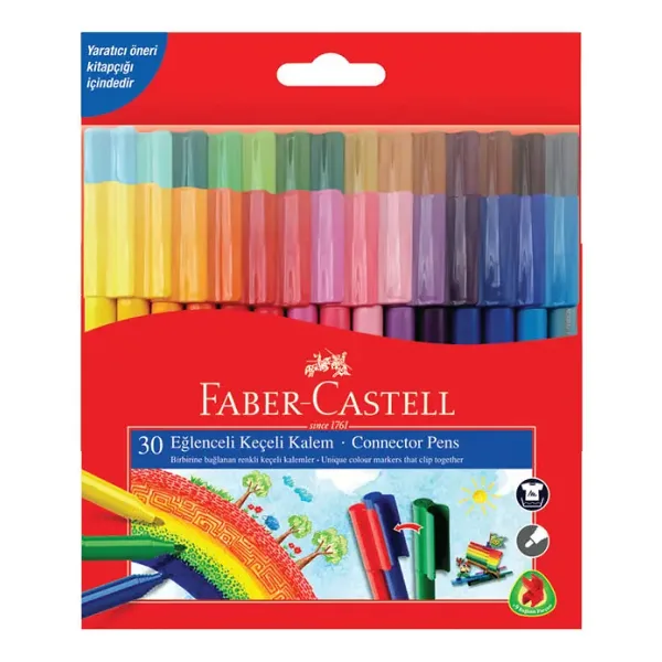 Faber-Castell Eğlenceli 30'lu Keçeli Kalem Seti