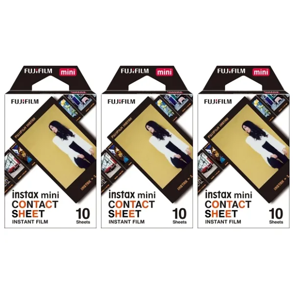 Fujifilm Instax Mini Contact 10'lu 3 Adet Film Seti