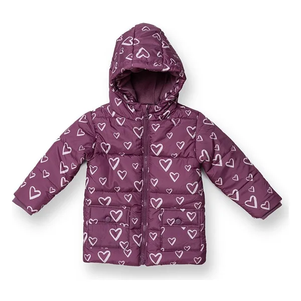 Hellobaby Kız Bebek Mont Fermuarlı Uzun Kol - Desenli - 2 Yaş
