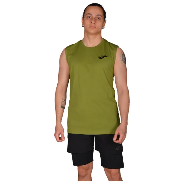 Joma Sprint - Haki Pamuklu Kolsuz Erkek T-shirt - 4231114
