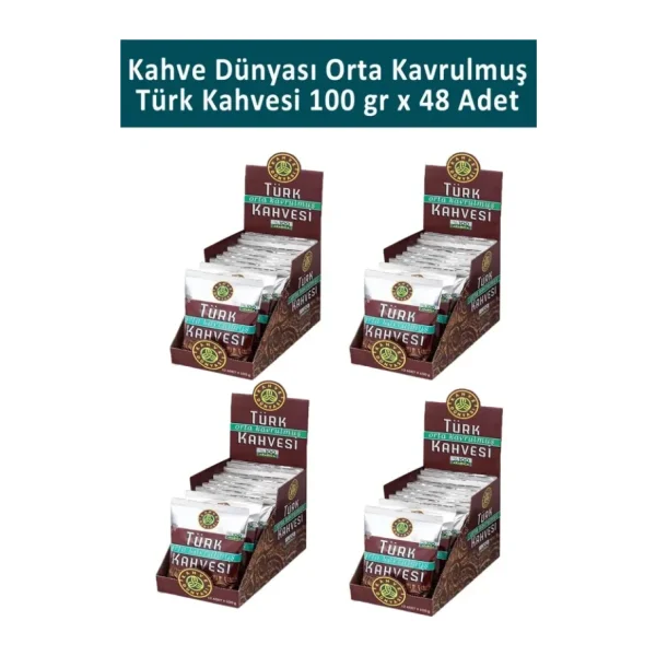 Kahve Dünyası Türk Kahvesi 100 Gr x 48 Adet
