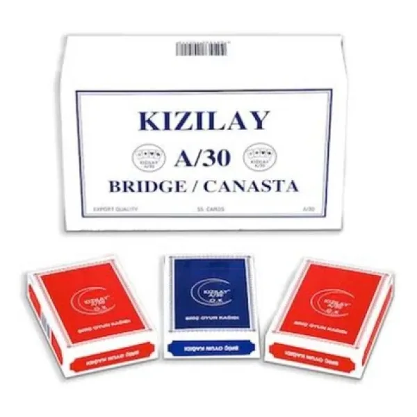 Kızılay A/30 Bridge Poker Oyun Kağıdı 2x12 Deste