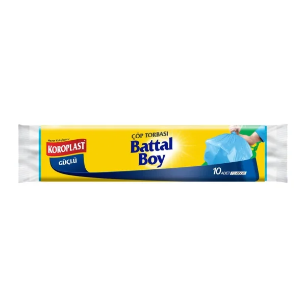 Koroplast Battal Boy 72x95 cm 10'lu Çöp Torbası