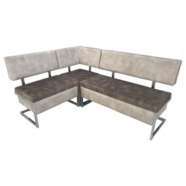 Köşe 12439 Takım Mutfak C Loca Model Metal Nikelaj Kaliteli Kumaş Döşem El Yapım