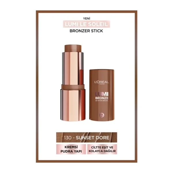 L'Oreal Paris Lumi Le Soleil 130 Sunset Dore Stick Bronzer