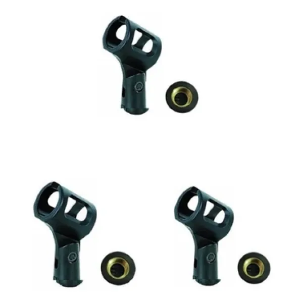 Lastvoice Mt-24x 3'lü Geniş Mikrofon Tutacağı Mikrofon Kelepçesi