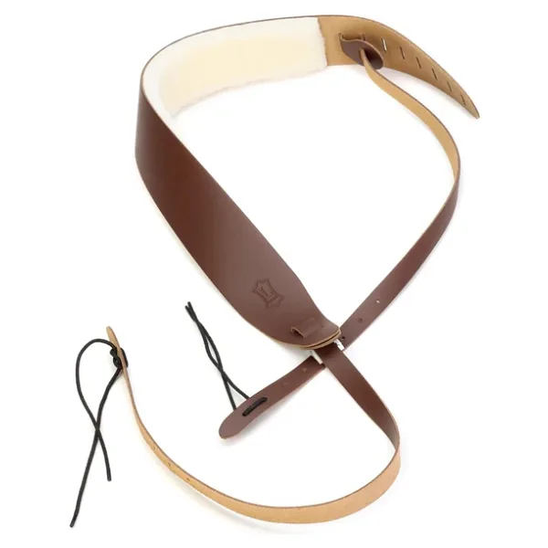 Levy's Leathers PM14-BRN Hakiki Deri Banjo Kayış Koyun Derisi ile, Kahverengi