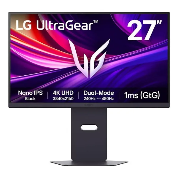 LG UltraGear 27G850A-B 27" 1 ms 4K 240 Hz - Full HD 480 Hz Pivot IPS Oyuncu Monitörü
