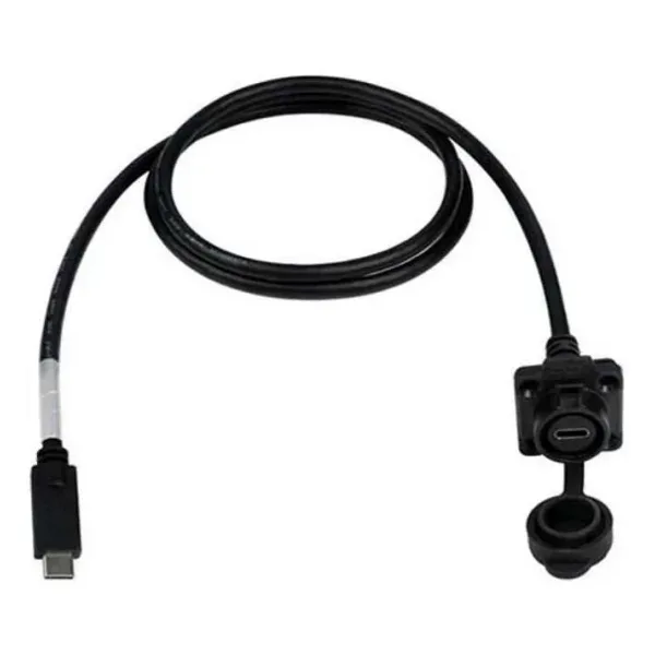 LP16-TYPEC-MP-FS-2M-002 Su Geçirmez Type C 3.1 Dişi Panel Tip Konnektör - 2M Kablo