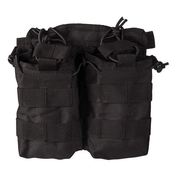 Mil-Tec Magazin Çantası Open Top Double Einheitsgröbe Siyah