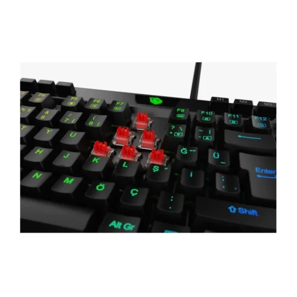 Monster Pusat K3 Pro RGB Red Switch Kablolu Mekanik Oyuncu Klavyesi - Görsel 5