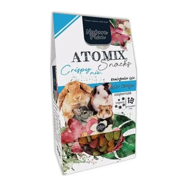 Nature Plan Atomix Snacks Mixture 250 gr Kemirgen Yemi