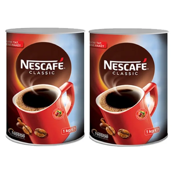 Nescafe Classic Granül Kahve 1 kg Teneke 2'li