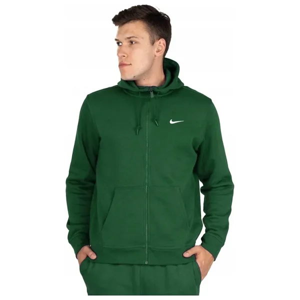 Nike Sportswear Hoodie Full Zip Men's Kapüşonlu Yeşil Sweatshirt