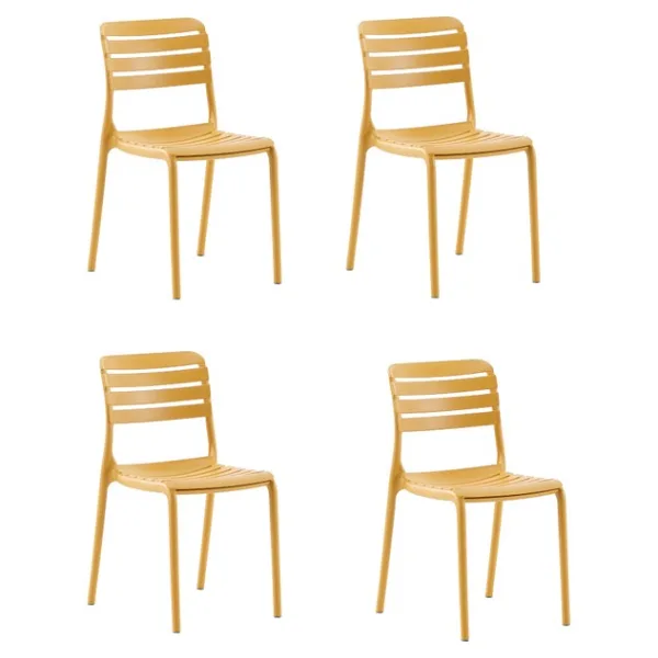 Novussi Not Sandalye 4'lü Paket - Hardal
