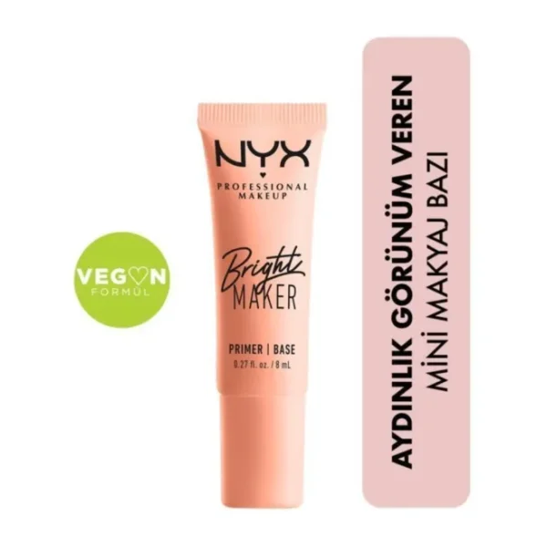 NYX Bright Maker Primer Mini 8 ml Makyaj Bazı