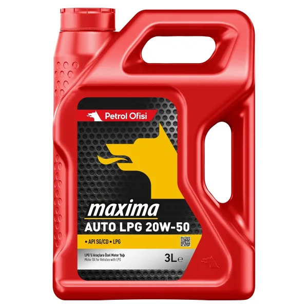 Petrol Ofisi Maxima Auto LPG 20W-50 3 lt Motor Yağı