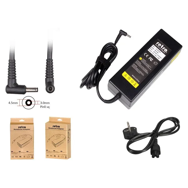 RETRO Asus 19V 6.32A 120W Pinli Uç Notebook Adaptör RNA-AS08