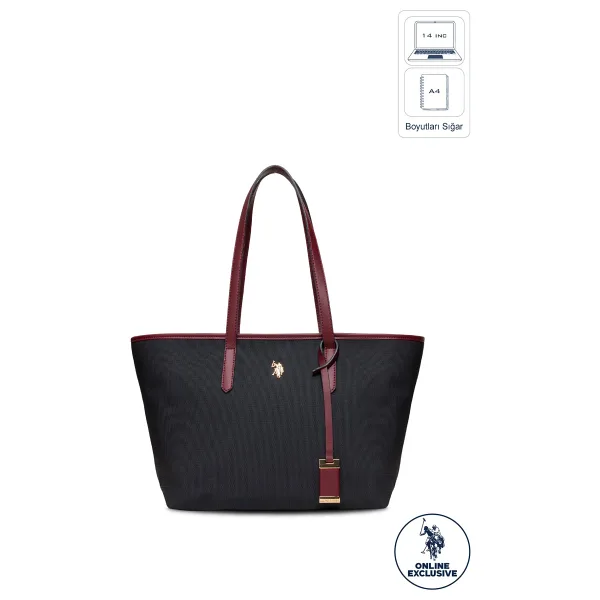 Sıyah U.s. Polo Assn. Kadın Omuz Çantası US25655 - STANDART - Siyah
