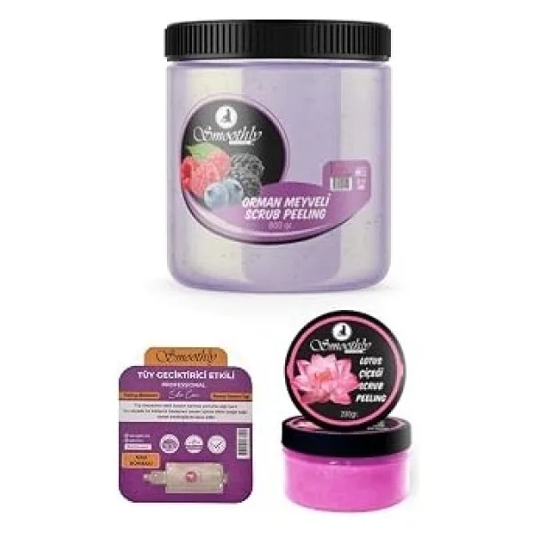 Smoothly 1000 G. Vücut Peelingi Epilasyon Önce Ve Sonrası Batık Peelingi Nem Bombası Takviyeli