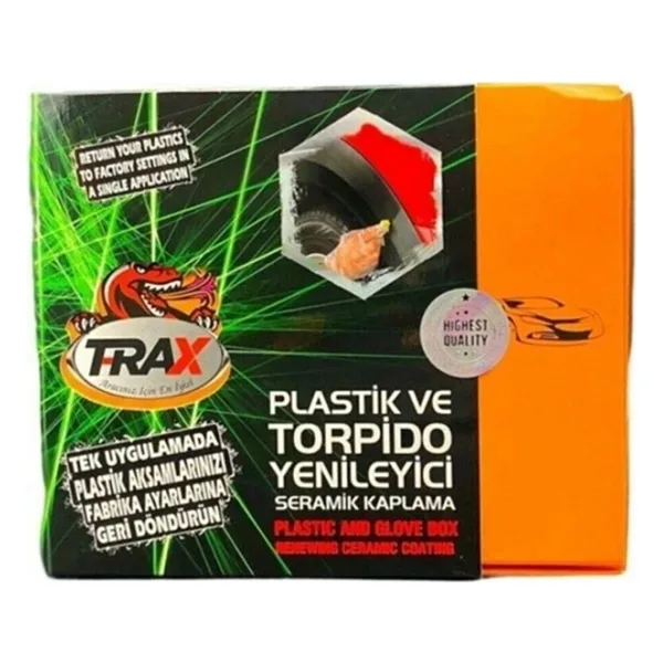 T-Rax Oto Araç Tampon Parlatıcı Torpido Yenileyici Araç Plastik Aksam Yenileyici Parlatıcı
