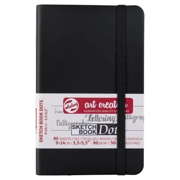 Talens Art Creation Sketchbook Dots Noktalı Eskiz Defteri Yumuşak Kapak 80 gr 9x14 cm 80 yp