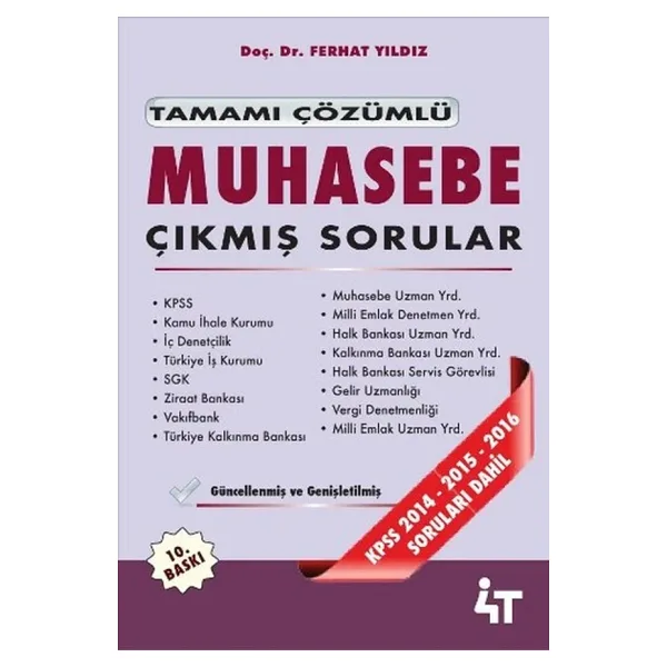 Tamamı Çözümlü Muhasebe Çıkmış Sorular