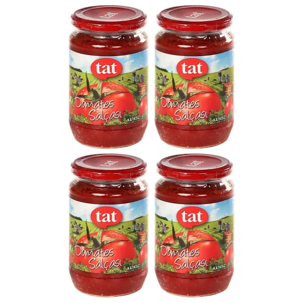 Tat Domates Salçası 710 gr Cam x 4 Adet
