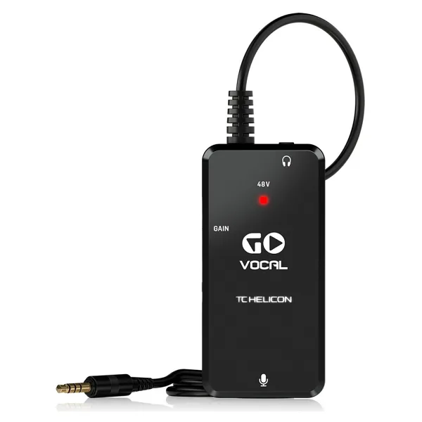 TC Helicon Go Vocal Mobil Cihazlar için Mikrofon Preamp