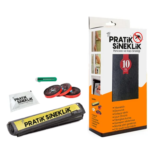 TT Pratik Sineklik Fransız Balkon Kapı Sinekliği 80 X 220 Cm