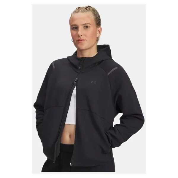 Under Armour Unstoppable Fleece 1379842-001 Siyah Kadın Eşofman Üstü