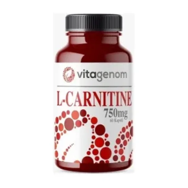 Vitagenom L-Carnitine 750 mg 60 Kapsül