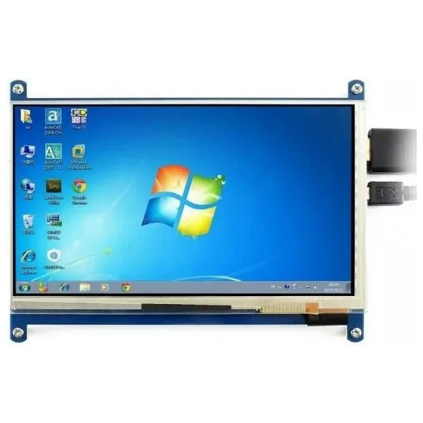 WaveShare 7 Inch (C) 1024x600 Dokunmatik HDMI Ekran