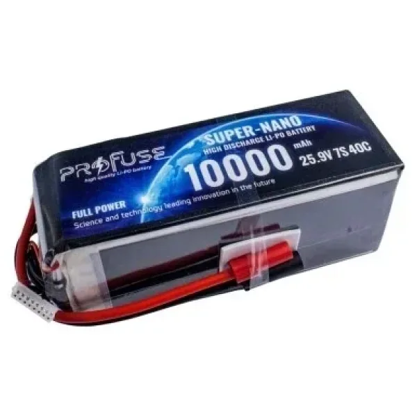25.9V 7S 10000mAh 40C Lipo Batarya