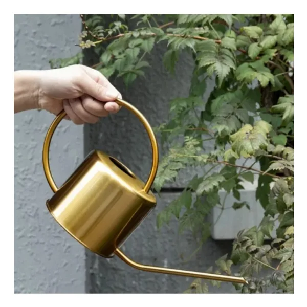 2kshop Dekoratif Sulama Kabı Metal Sulama Kabı Bitki Sulama Kabı