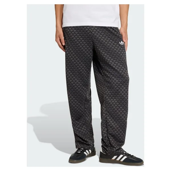 Adidas Firebird Loose Monogram Track KC9159 Siyah Erkek Eşofman Altı