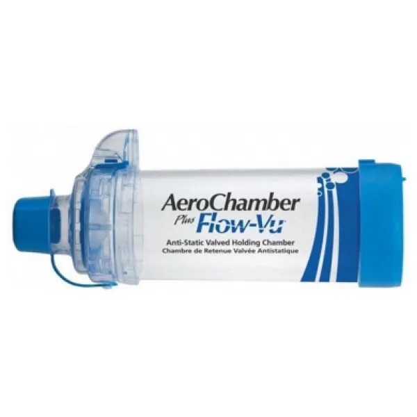Aerochamber Flow-Vu 5+ Yaş Ağızlıklı Chamber