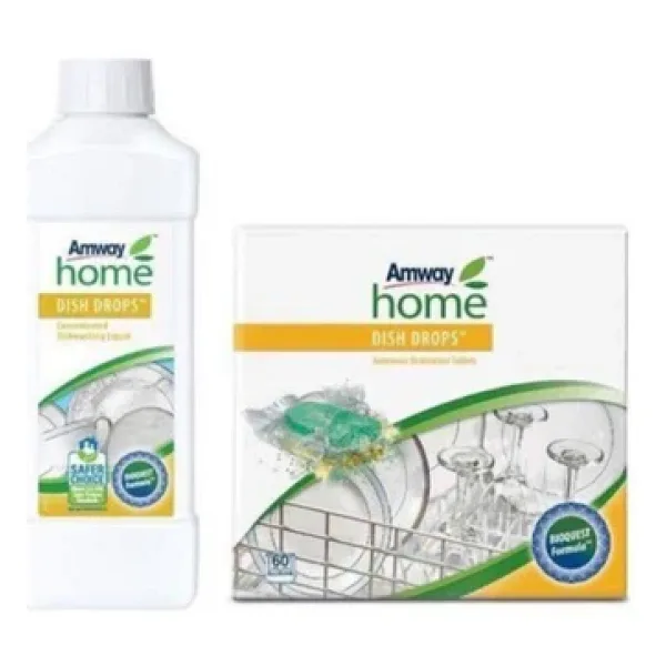 Amway Bulaşık Makinesi İçin Tablet Deterjan + Dish Drops Ve Bulaşık Sıvısı