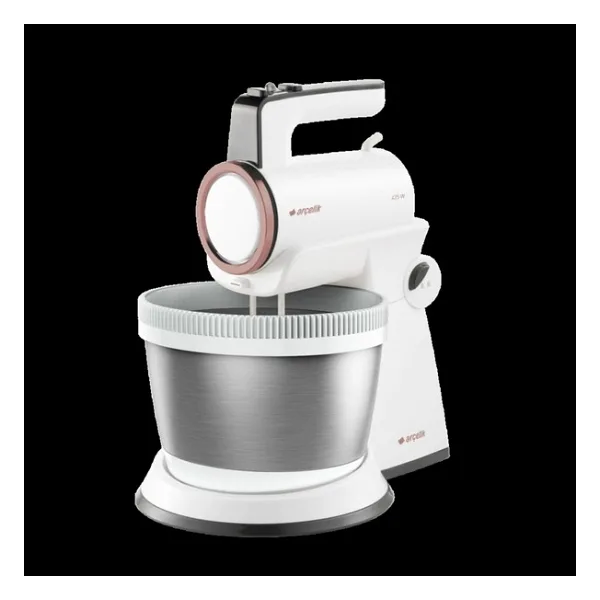 Arçelik Standlı Mikser 425 Watt Güç 3 Litre Kapasite 4 Kademeli Hız Ayarı ile Ergonomik Tasarım - Beyaz