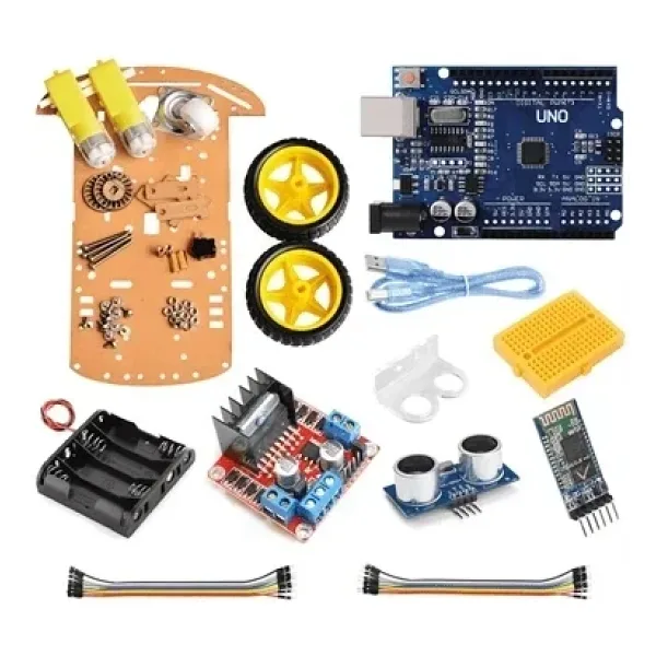 Arduino 2WD Araç Seti - Engelden Kaçan Robot Kiti - Videolu