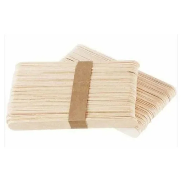 AREMED 50'li Paket Abeslang Tahta Dil Çubuğu Basacağı - Ağda Spatulası