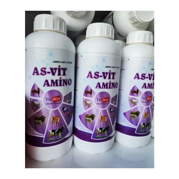 Asvit 1lt Zengin İçerikli Hayvan Destek Minerali (Amino asit,Vitamin)-(Ufakbaş-Büyükbaş-kuş grubu)