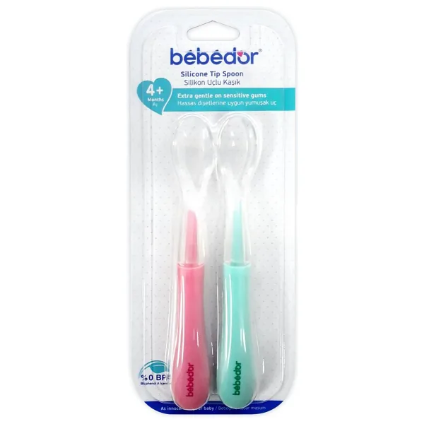 Bebedor 8554 2'li Silikon Uçlu Kaşık
