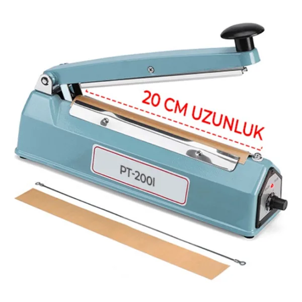 Besa Endüstriyel 20 cm Demir Gövde Poşet Ağzı Kapatma Makinesi