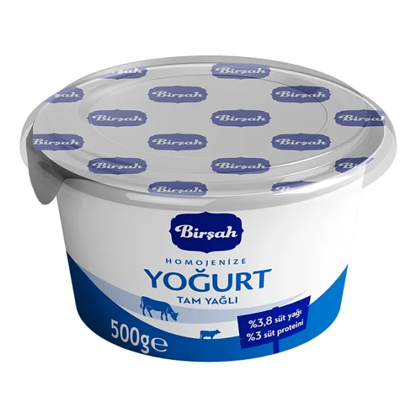 Birşah Tam Yağlı Homojenize Yoğurt 500 G