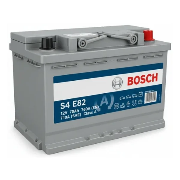 Bosch S4 E82 EFB 12 V 70 Ah 720 CCA Akü