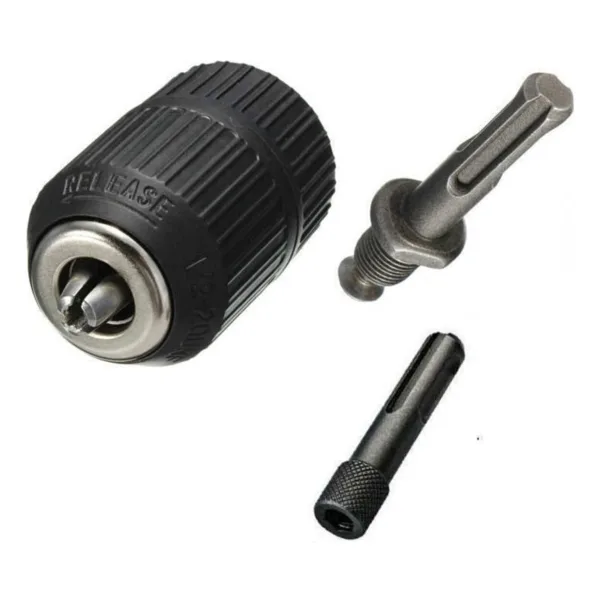 Depolife Kırıcı Delici Mandren Sds Plus Mandren Adaptörü Sds Uçlu 1/2 Mandren ve Mıknatıslı Bits Adaptör