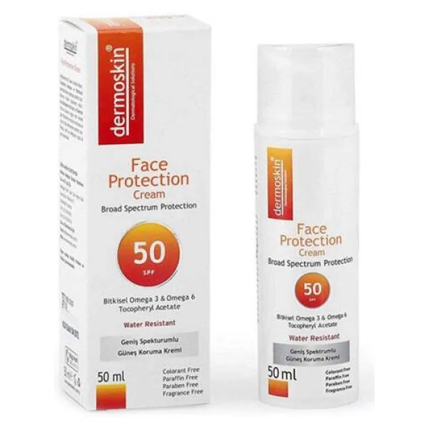 Dermoskin Face Protection 50 ml 50 Faktör Güneş Kremi